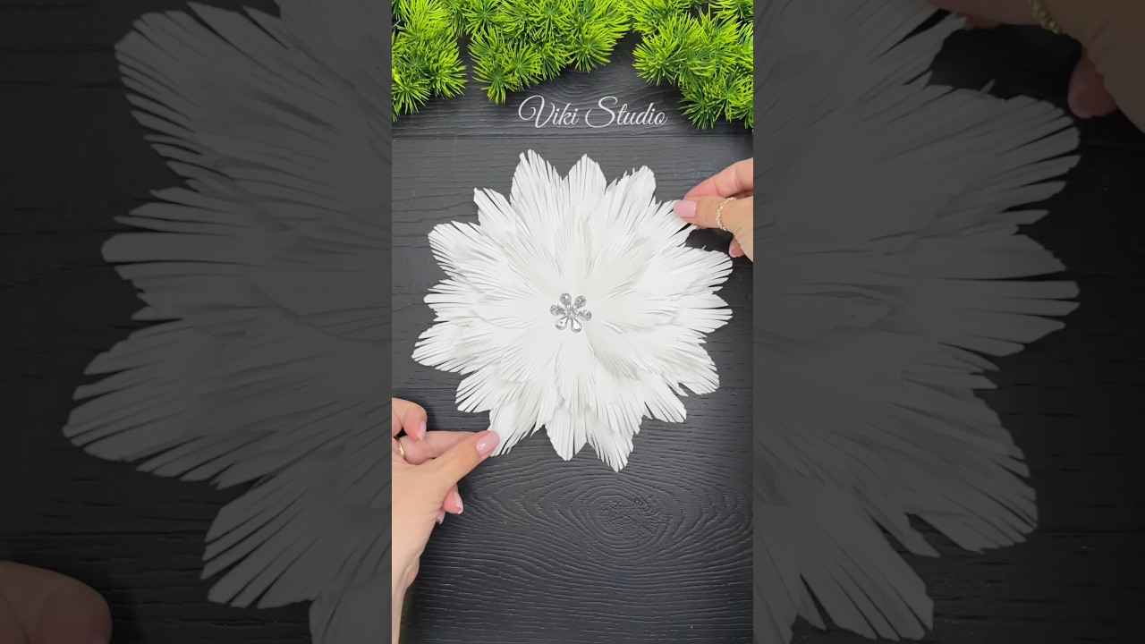 WoW! 🤩 Easy Christmas Decorations DIY 3D Paper Snowflake Amazing Craft Ideas #foruyou #fyp