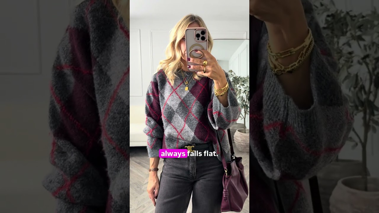 Your outfit looks flat because you’re not styling it – it’s just unfinished.