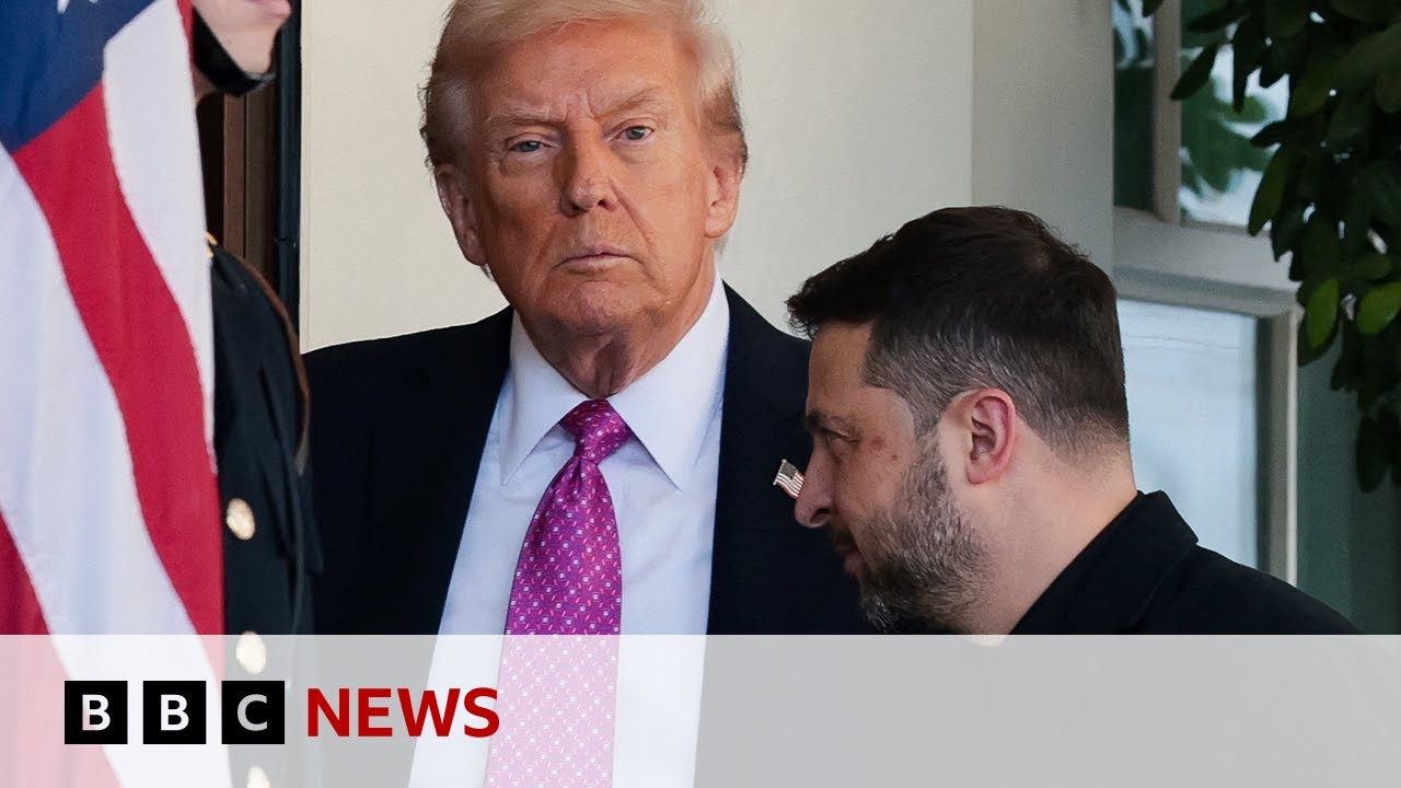 Zelensky fails to secure Tomahawk missiles at talks with Trump | BBC News