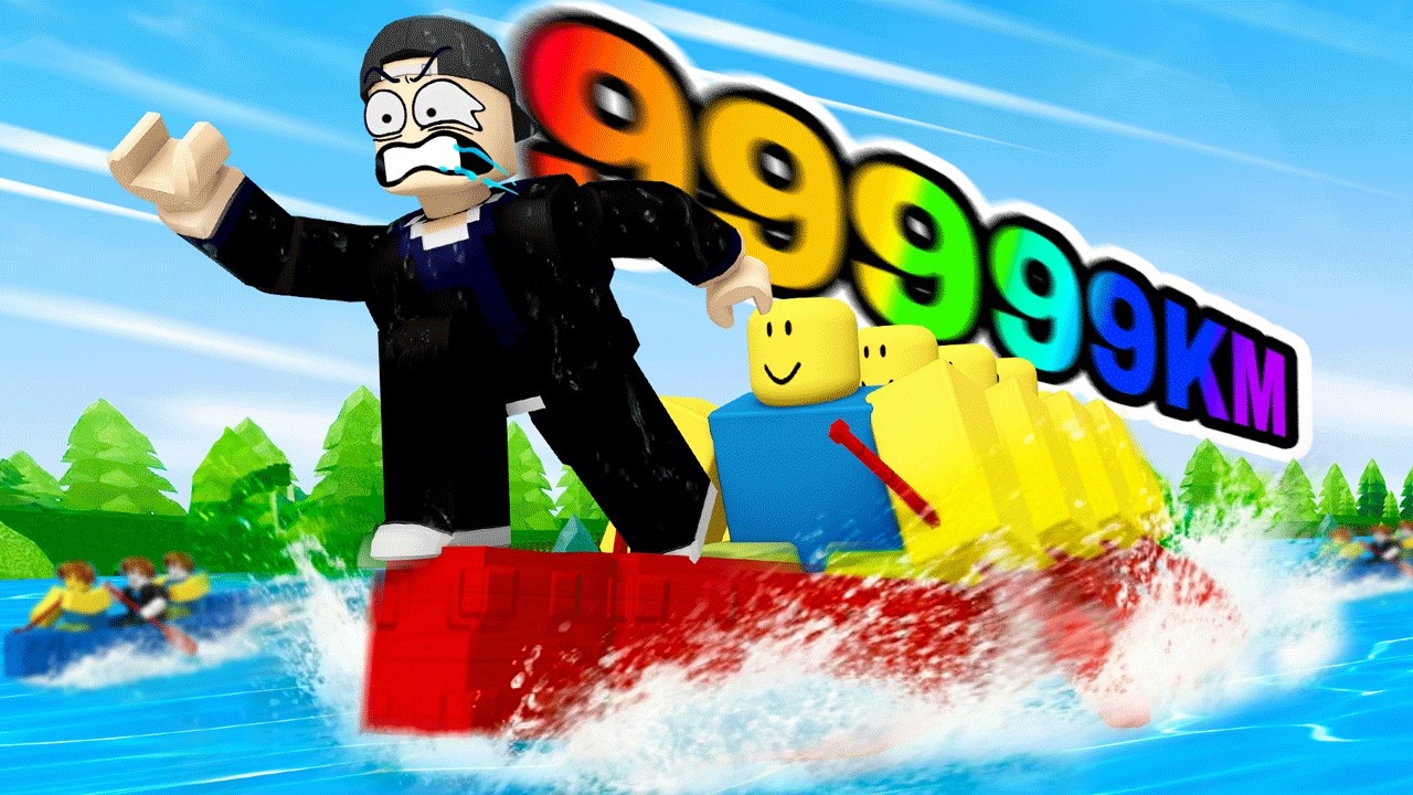 0 TO 242,981,371 AURA in Roblox Kayak