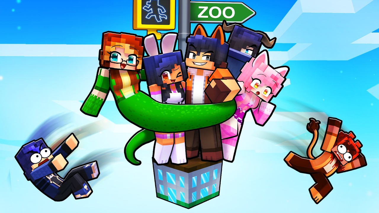 10 FRIENDS on my ZOO BLOCK!