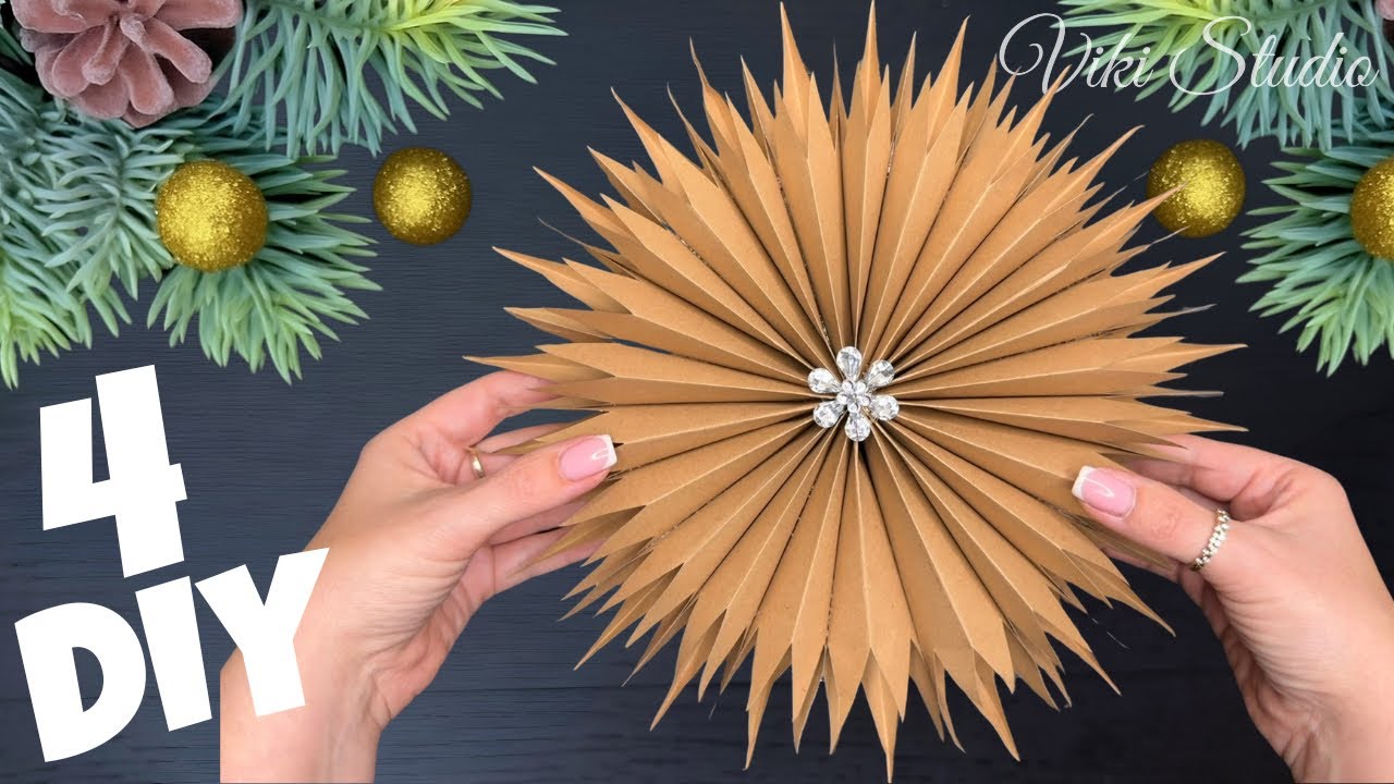 4 Easy Christmas Craft Ideas! ✨ Christmas decorations 2025