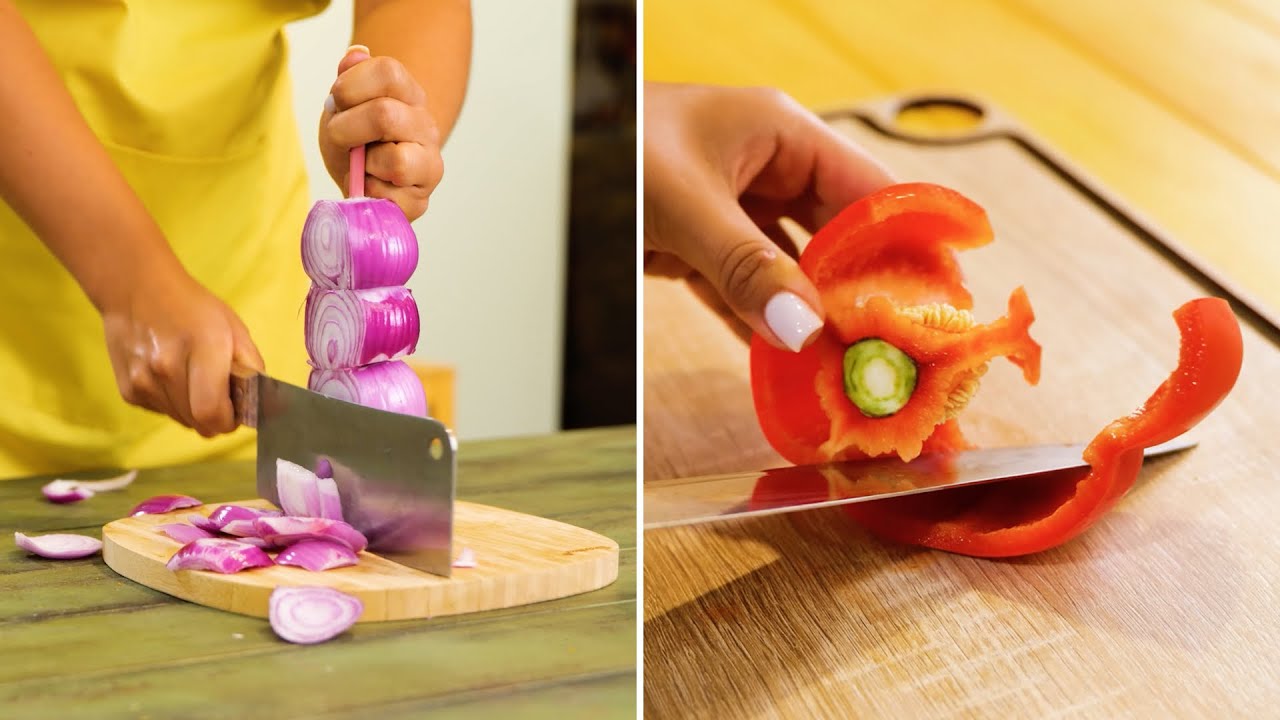 50+ Fruits & Vegetables You Were Cutting WRONG 🥑✨