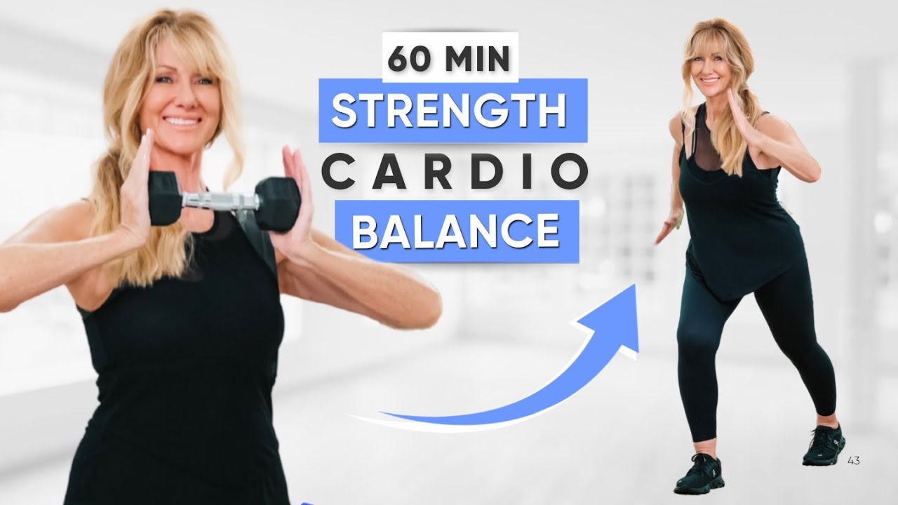 60-Min Total Body Workout for Women 50+ – Strength, Cardio & Balance
