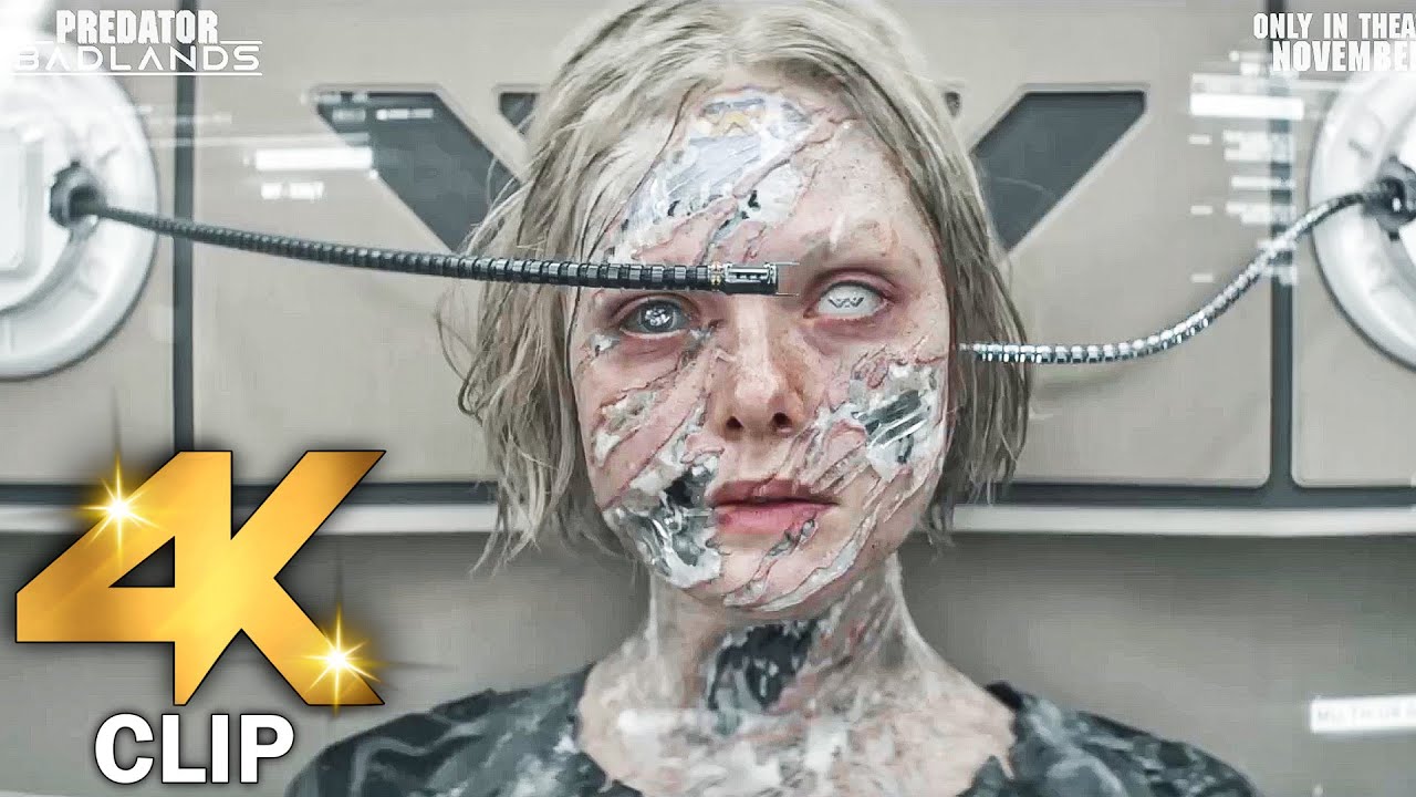 Acquire Specimen Xx0522 Synth Humanoid Bio Wepon Scene | PREDATOR BADLANDS (2025) MOVIE CLIP 4K