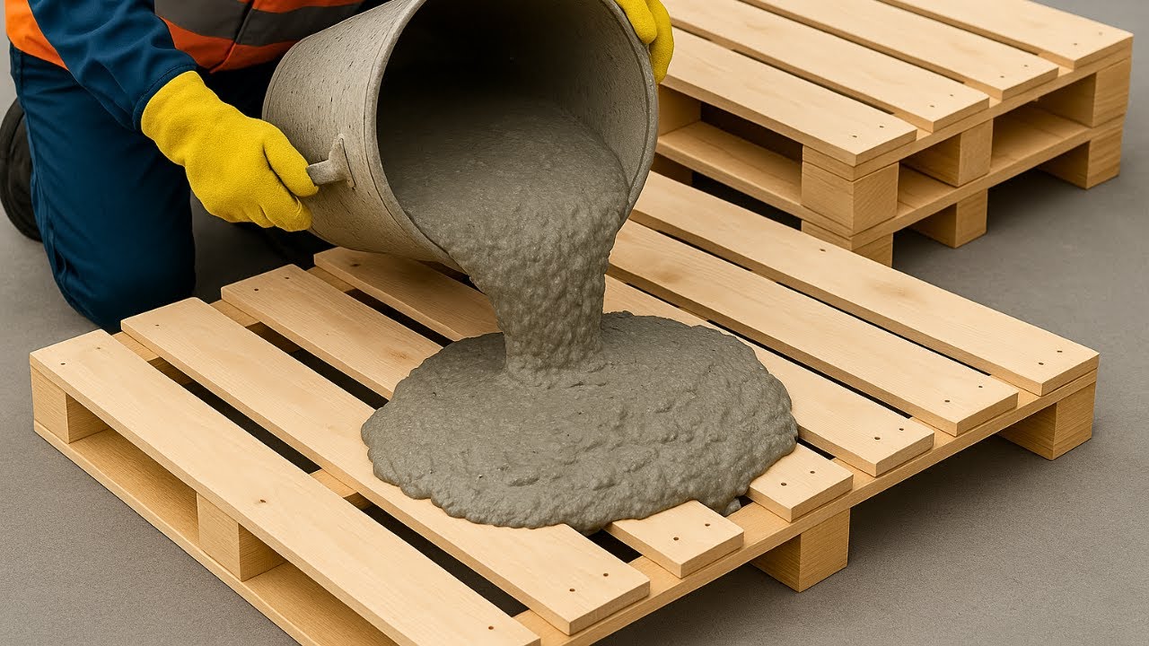 Amazing Creations from Cement and Wooden Pallets.. DIY Garden Decorations from Recycled