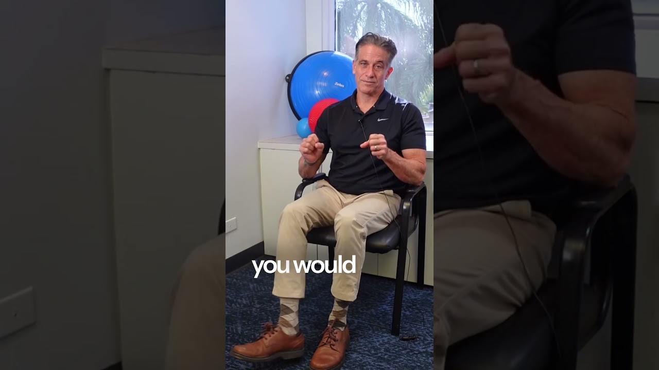 An exercise while sitting down? Seniors…TRY THIS AT HOME! #legexercise #strengthtraining #physio