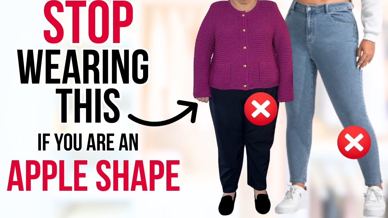 APPLE SHAPE? AVOID These 10 FALL Fashion Mistakes & Transform Your Look! 🍎🍂
