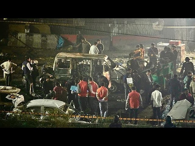 At least eight killed after car explodes near Red Fort tourist site in New Delhi, police say