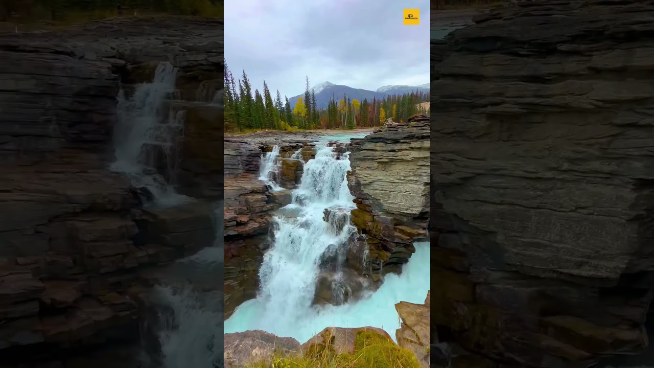 Athabasca Falls, Canada #shorts #travel