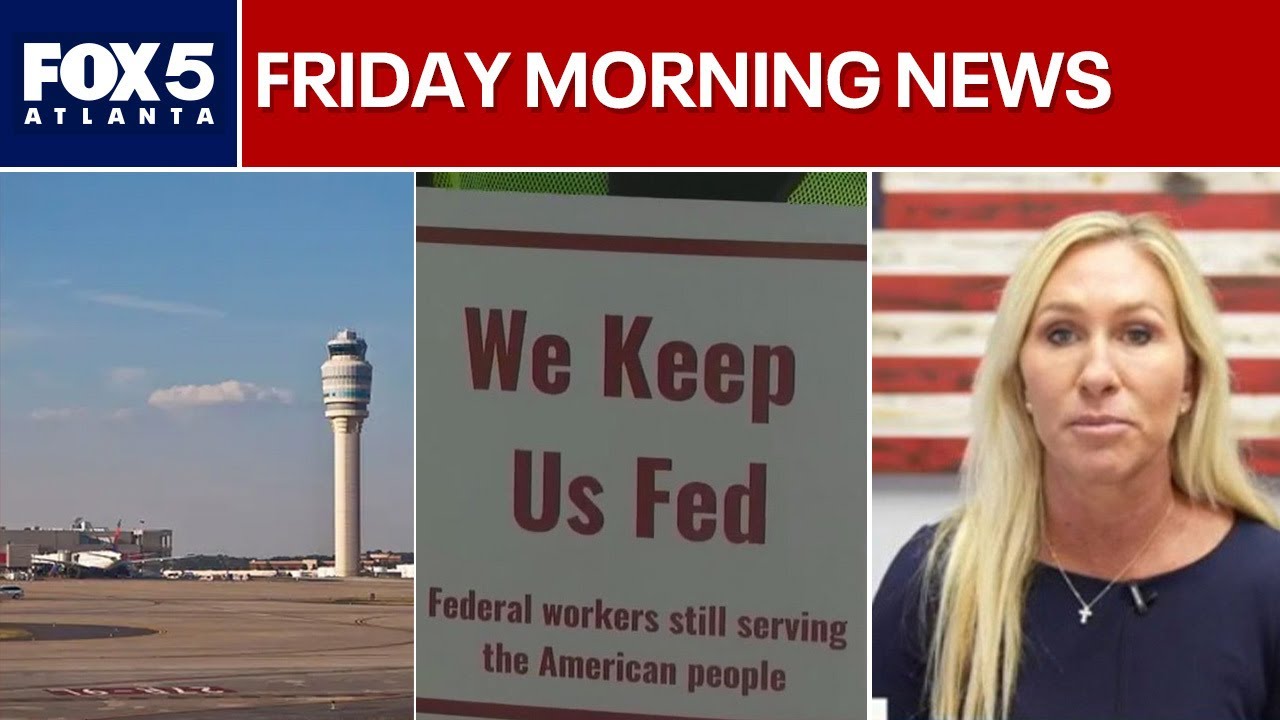 Atlanta airport flight cancelations; SNAP funding order; Rep. Greene on shutdown | FOX 5 Atlanta