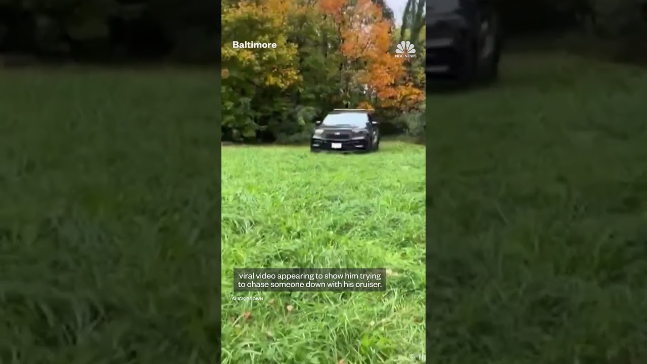 Baltimore officer indicted after car chase