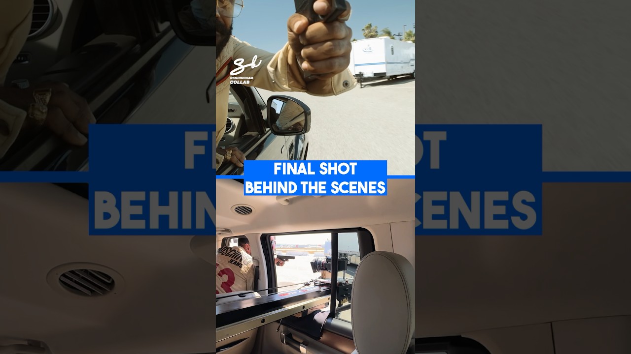 Behind The Scenes Of A Car Action Movie! 🎥 #movie #camera #stunts