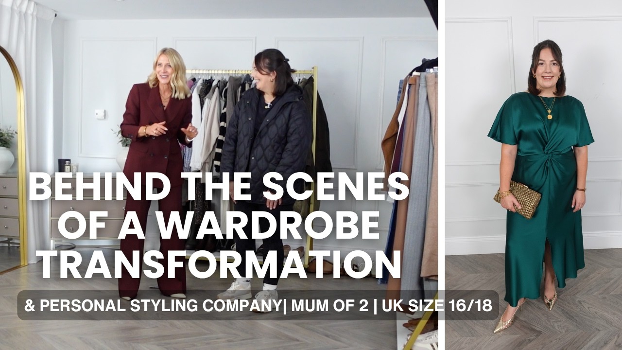 Behind the Scenes of a Wardrobe Transformation | Styling a Size 16-18 Mum of Two | Melissa Murrell