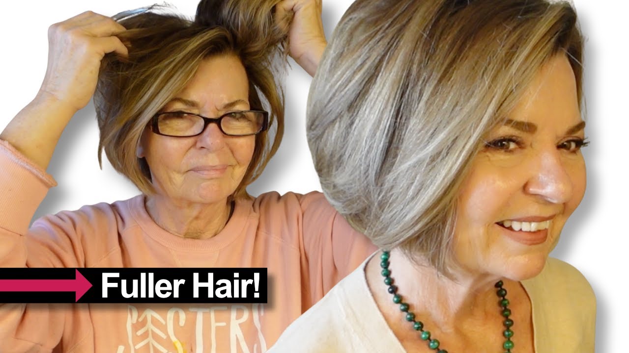 BEST TIPS for Styling THINNING HAIR Over 50 | Mature Hair | Mature Beauty Over 60