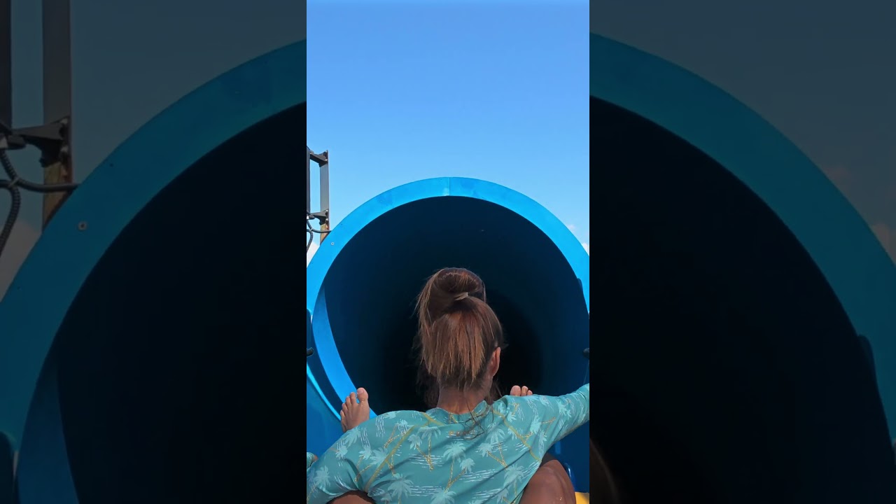 Black Hole Water Slide at Aquapark Aquacolors 🇭🇷