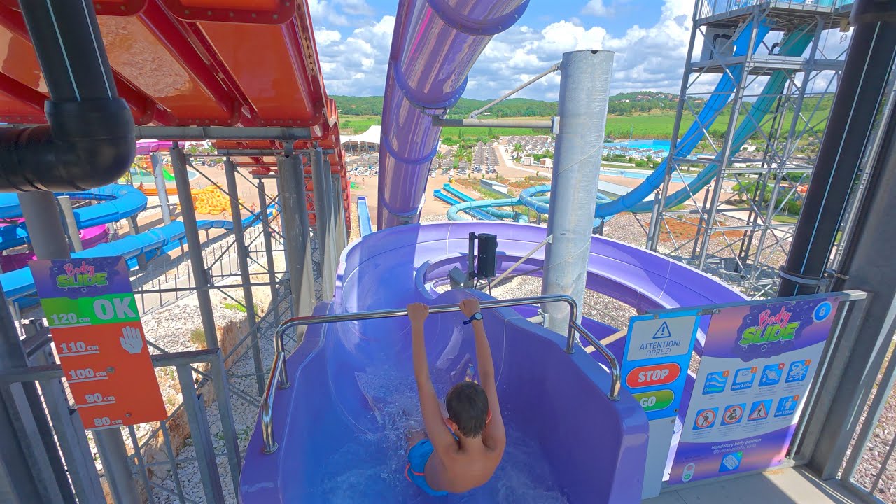 Body Slide at Aquapark Aquacolors 🇭🇷