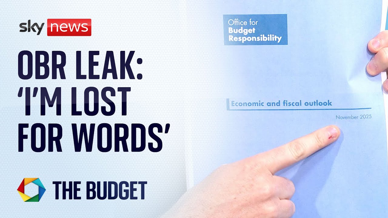 BREAKING: Budget details released early in error by OBR
