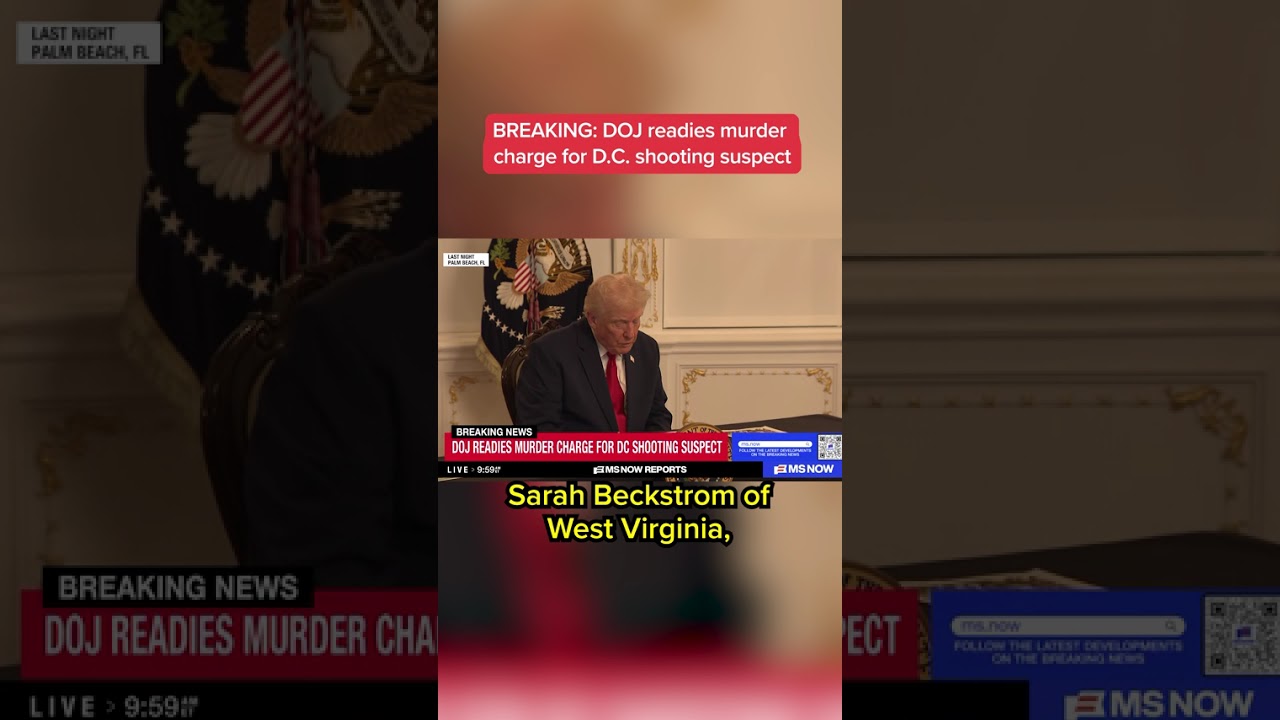 BREAKING: DOJ readies murder charge for DC shooting suspect. Christina Ruffini reports