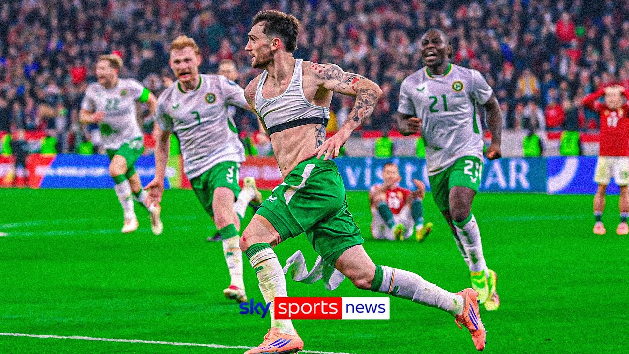 BREAKING: Republic of Ireland secure World Cup qualifying play-off after 96th-minute winner