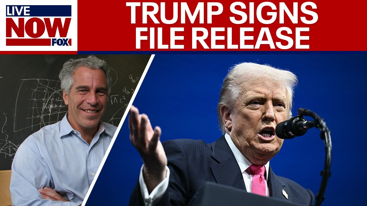 BREAKING: Trump signs bill to release Epstein files