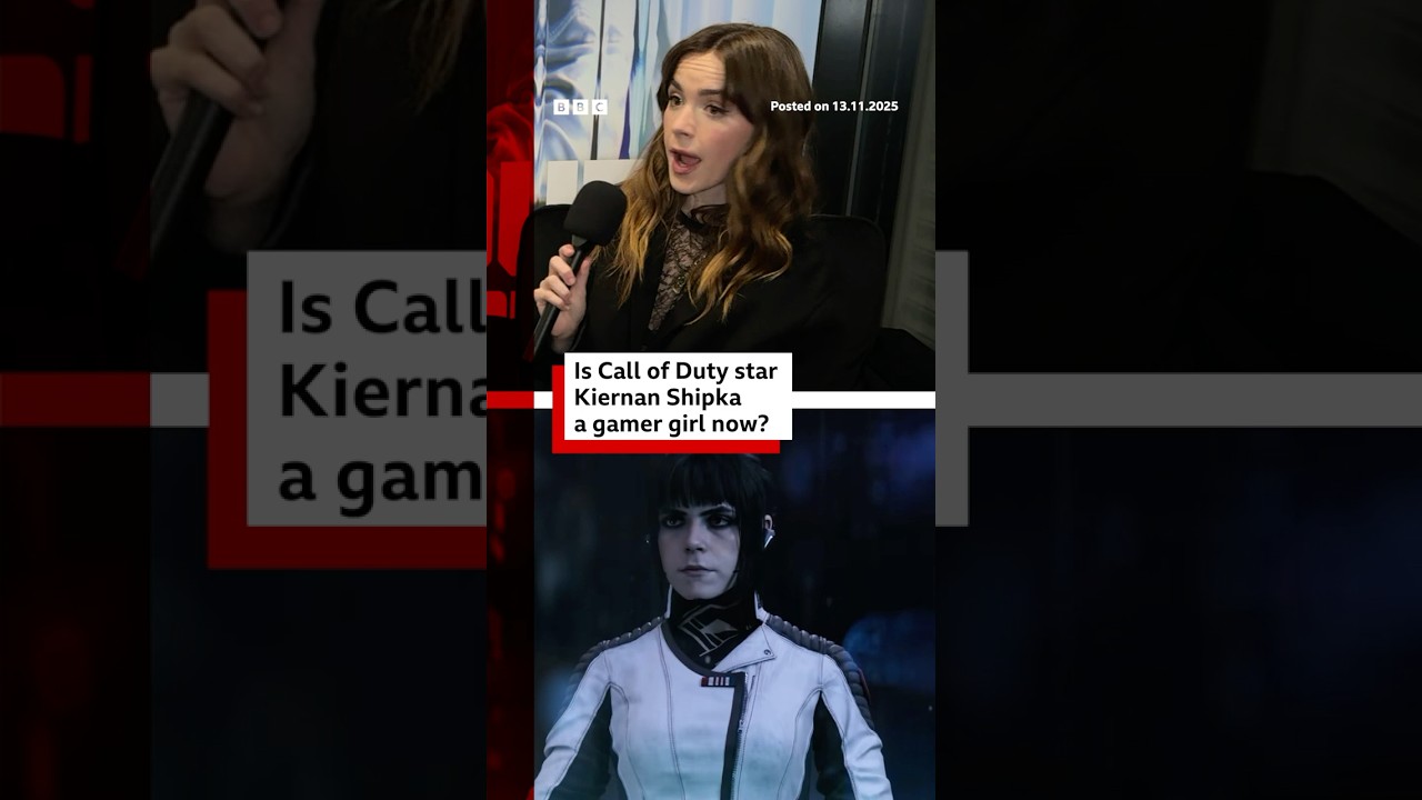 Call of Duty star Kiernan Shipka ‘on the way’ to being a ‘gamer girl’. #CoD #BlackOps #BBCNews