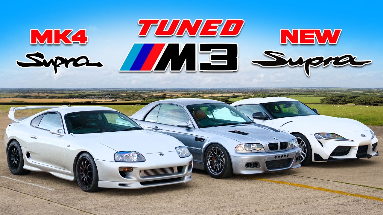 Can a Tuned M3 beat the BEST Toyota Supras? DRAG RACE
