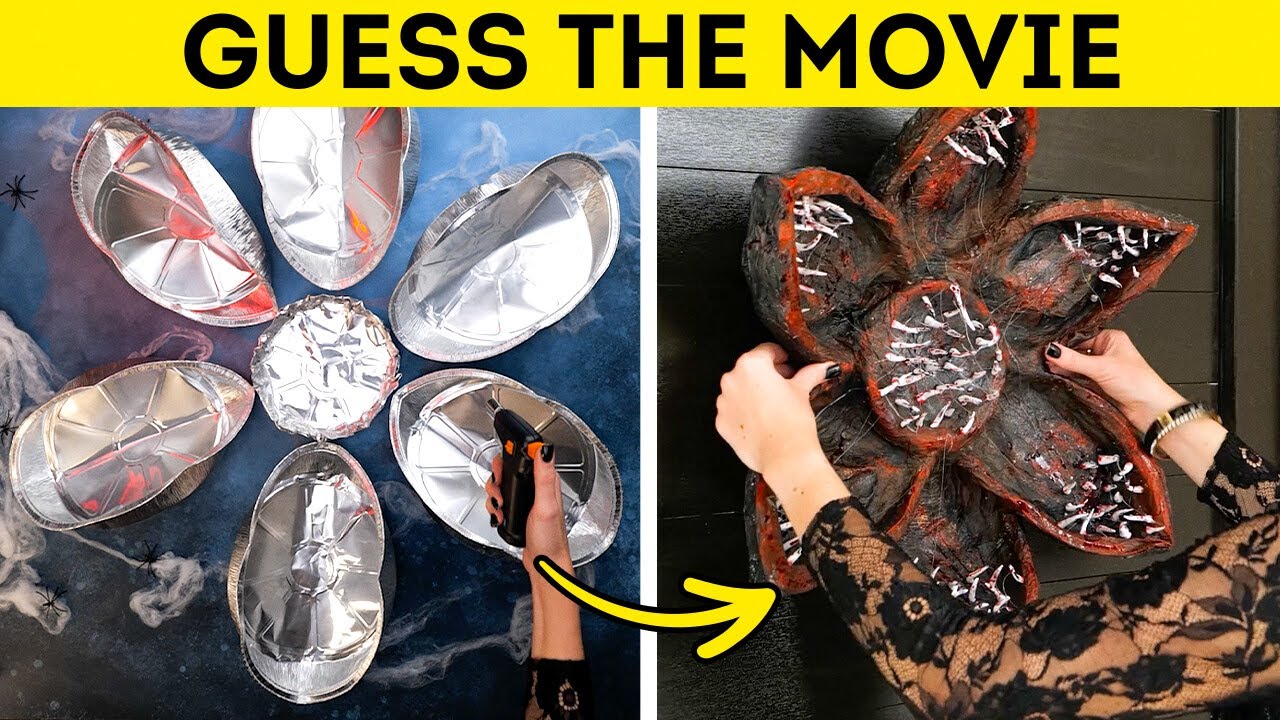 Can You Name All the Movies? 🎬👻 DIY Halloween Inspired by Iconic Characters!