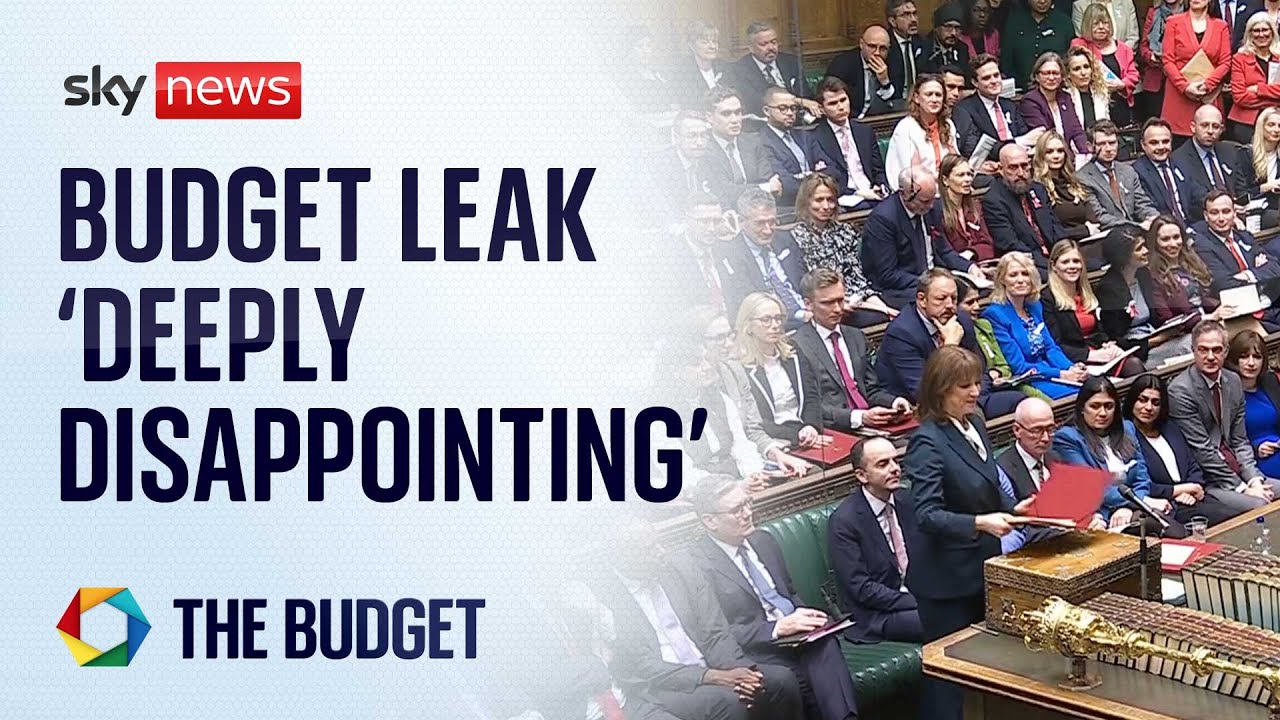 Chancellor: Budget leak a ‘serious error’ by the OBR