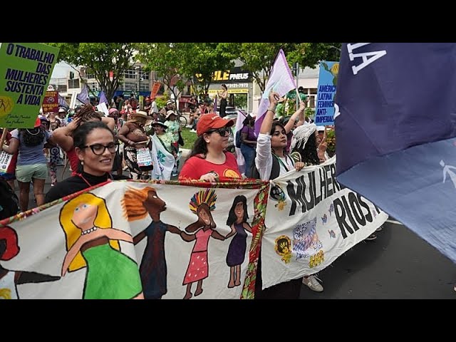 Climate protesters demand to be heard as they continue demonstrations at UN COP30 talks