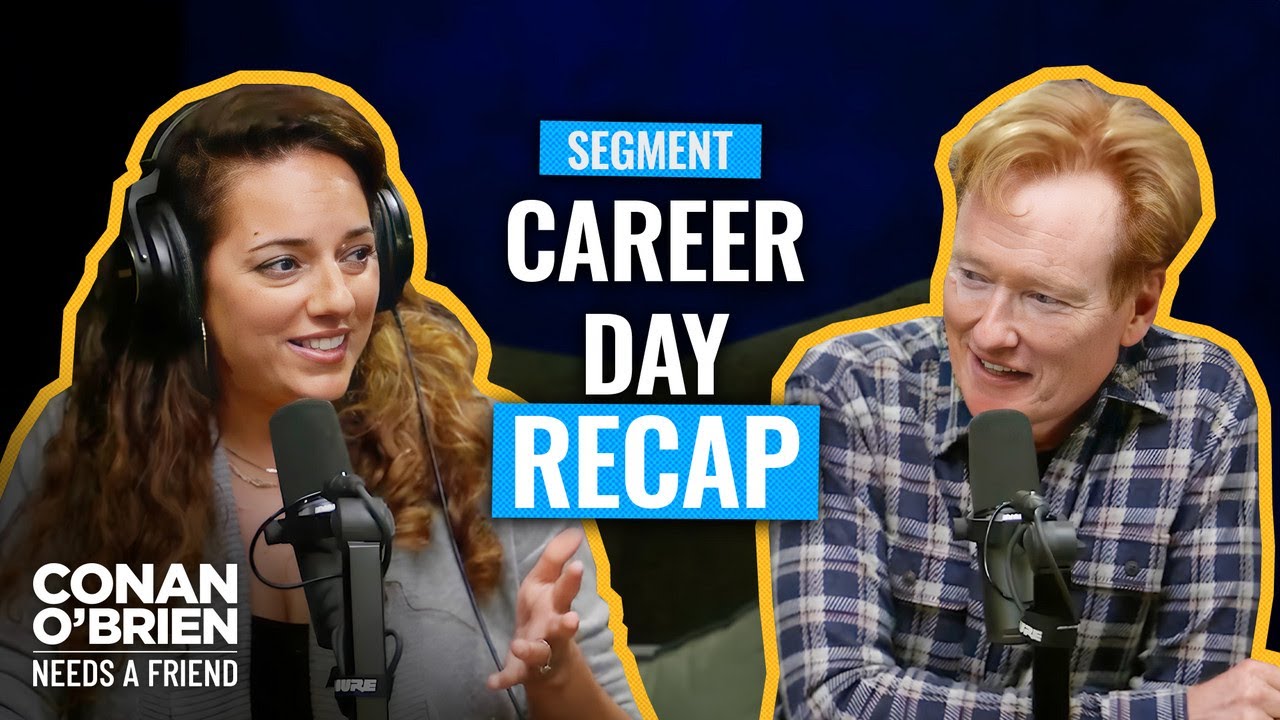 Conan Gets An Update On Eduardo’s Career Day Presentation | Conan O’Brien Needs A Friend