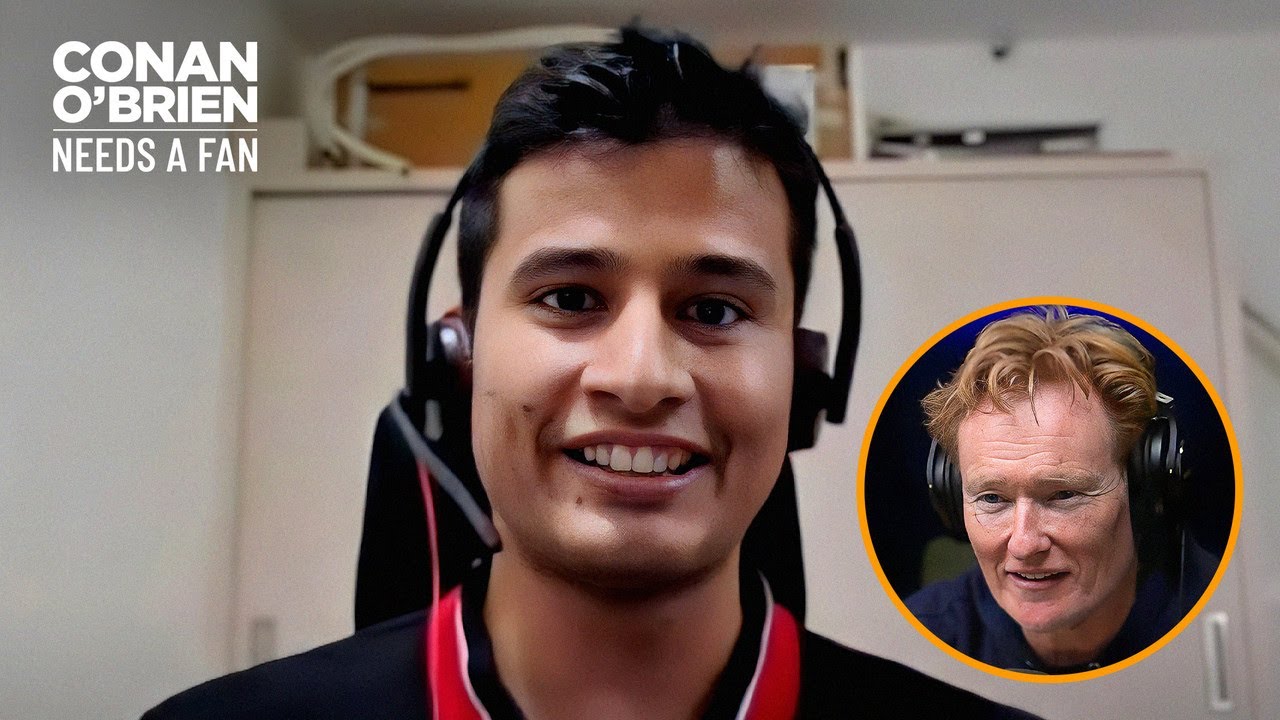 Conan Is Coming Between A Fan And His Wife | Conan O’Brien Needs A Fan