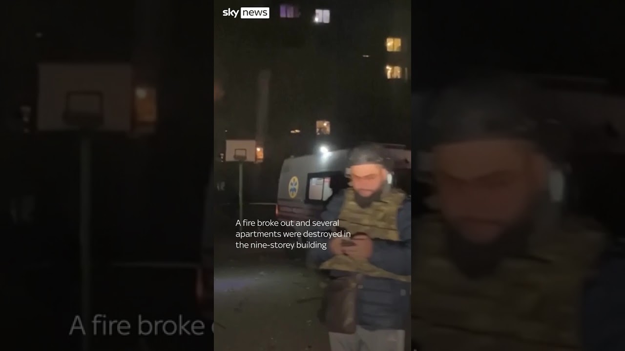 Devastation in Dnipro after deadly drone attack