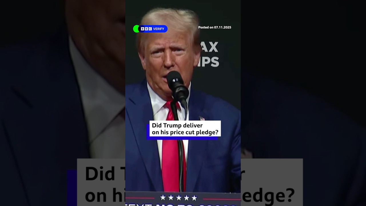 Did Trump deliver on his price cut pledge? #Groceries #DonaldTrump #BBCNews