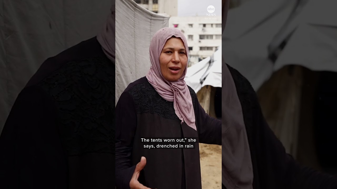 Displaced Gazans contend with heavy rains, floods and cold