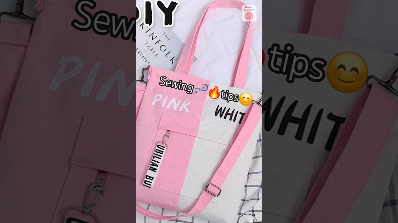 #diy #diyprojects #sewingtips tote bag making at home