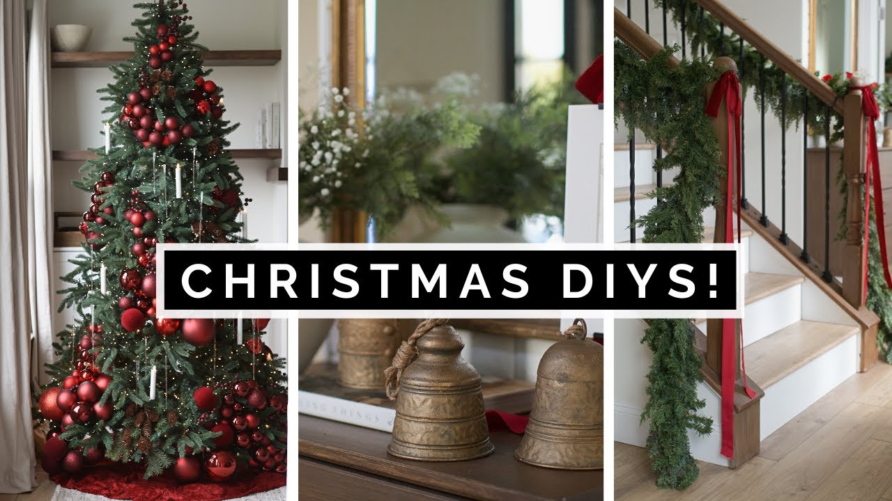 DIY HIGH END CHRISTMAS DECOR | DIY DECORATE FOR CHRISTMAS PART 1