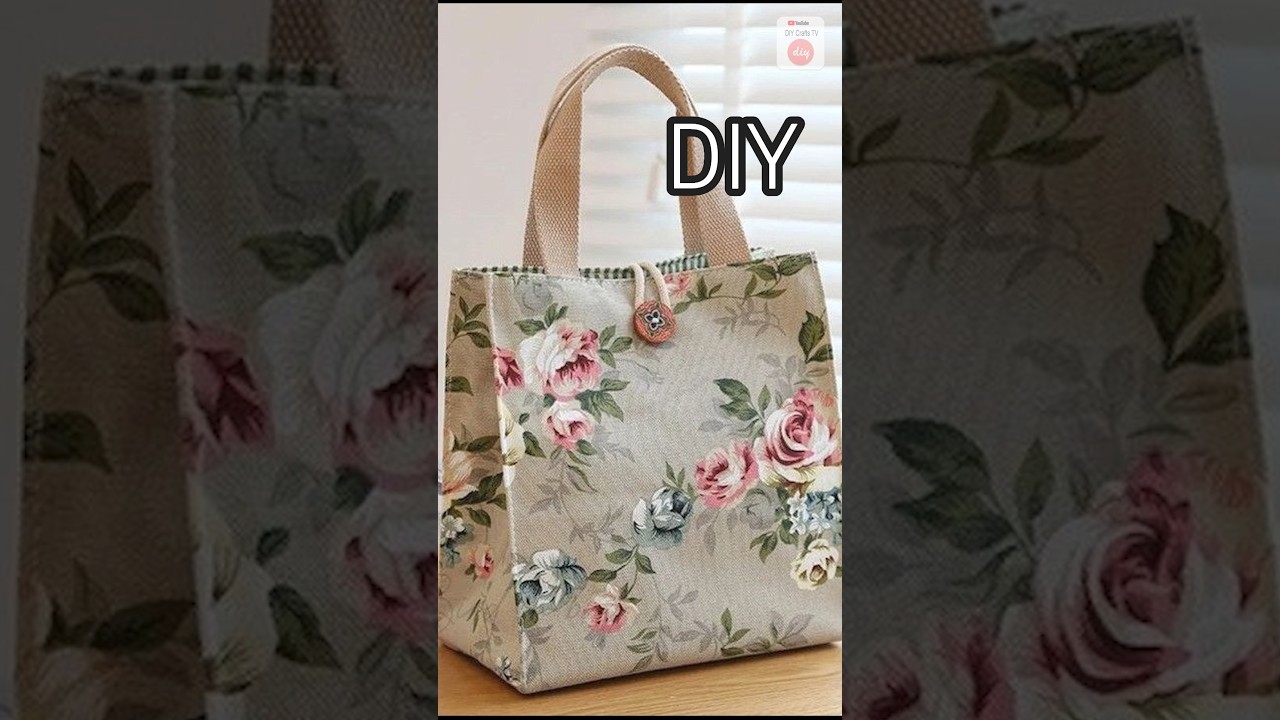#diy #sewing #tutorial lunch bag craft sew #sewingtips #pinterestaesthetic