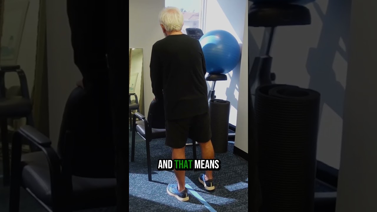 Do you shuffle when you walk? Try this easy weight shifting balance challenge