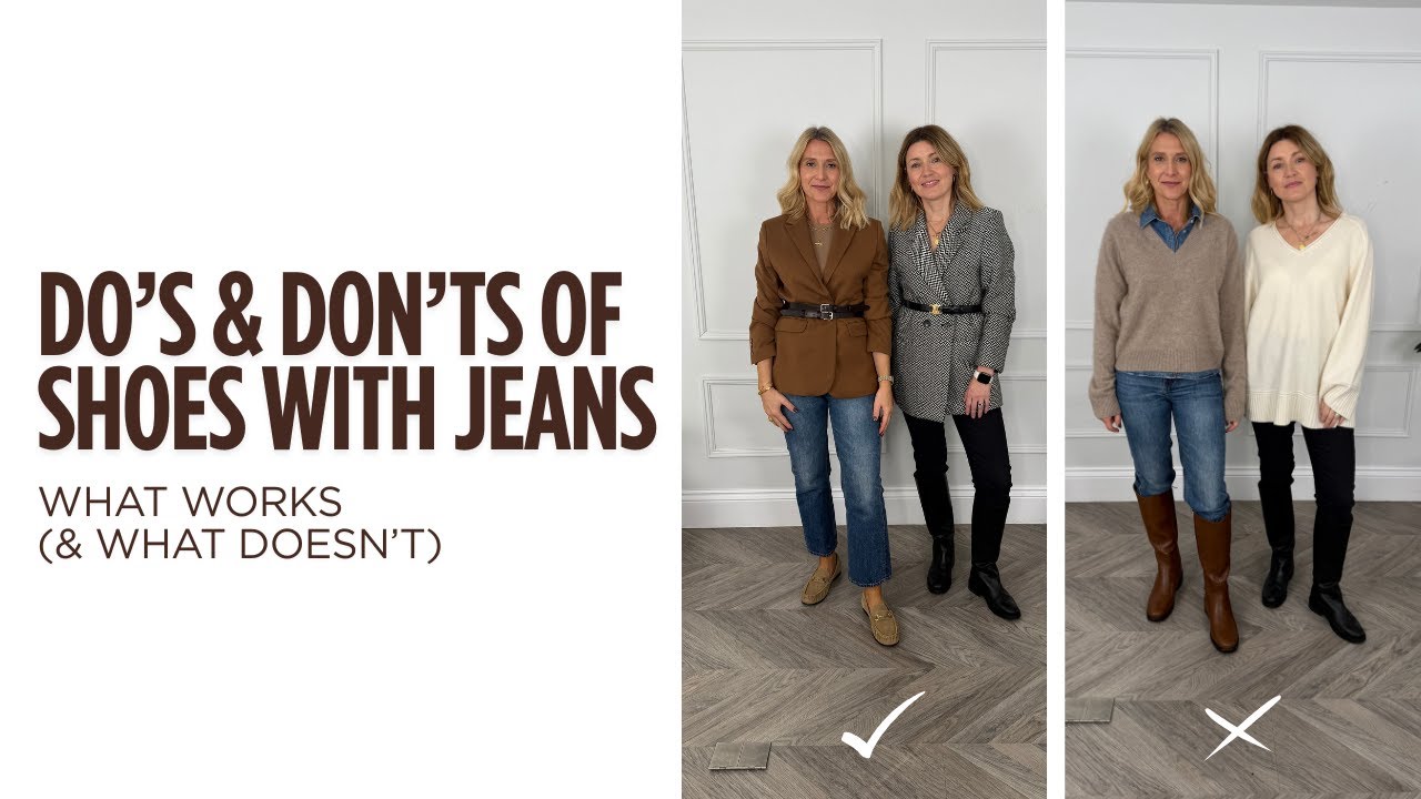 Do’s and don’ts of shoes with jeans. What works & what doesn’t with Personal Stylist Melissa Murrell