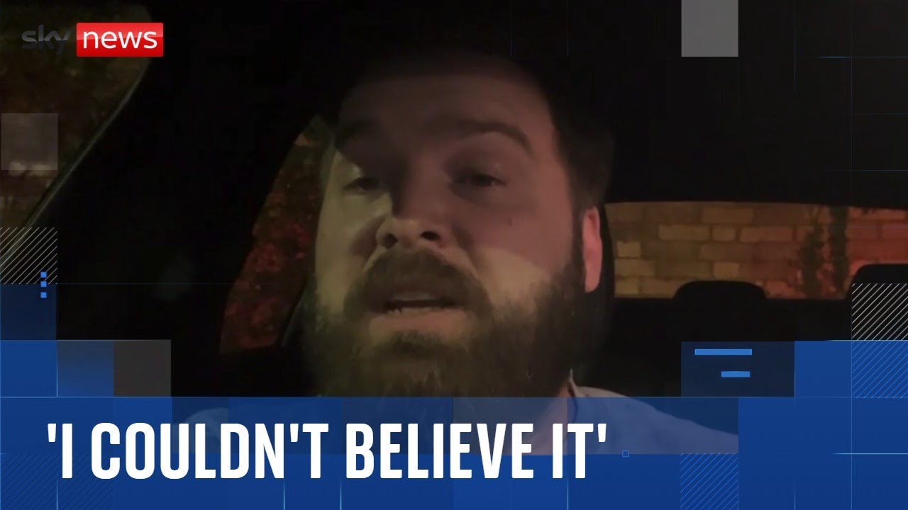 ‘Everybody was running’: Sky News speaks to man who witnessed arrest of alleged attacker