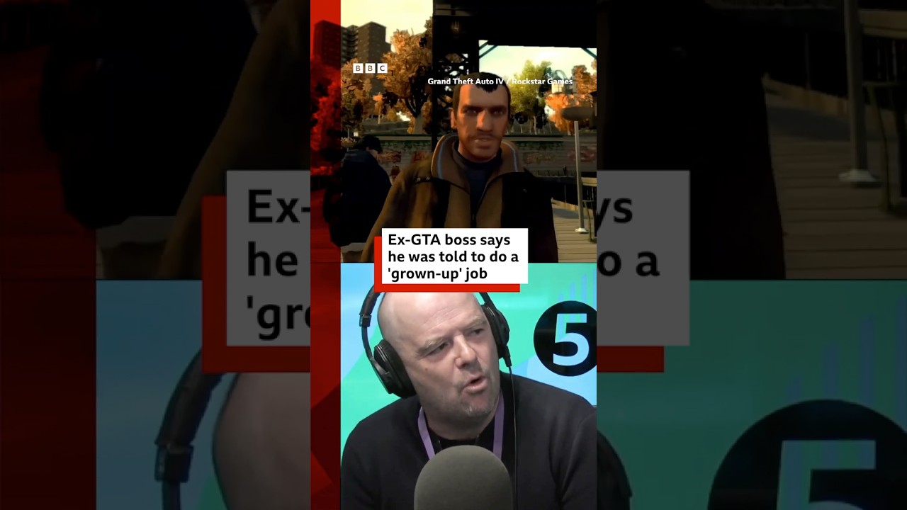 Ex-Rockstar boss says he was told to do a ‘grown-up’ job. #GTAVI #GrandTheftAuto #Gaming #BBCNews