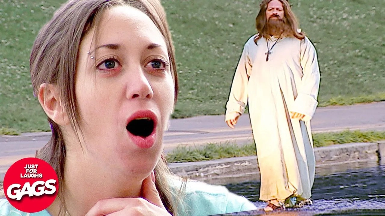 Fake Jesus Walks on Water! | Just For Laughs Gags