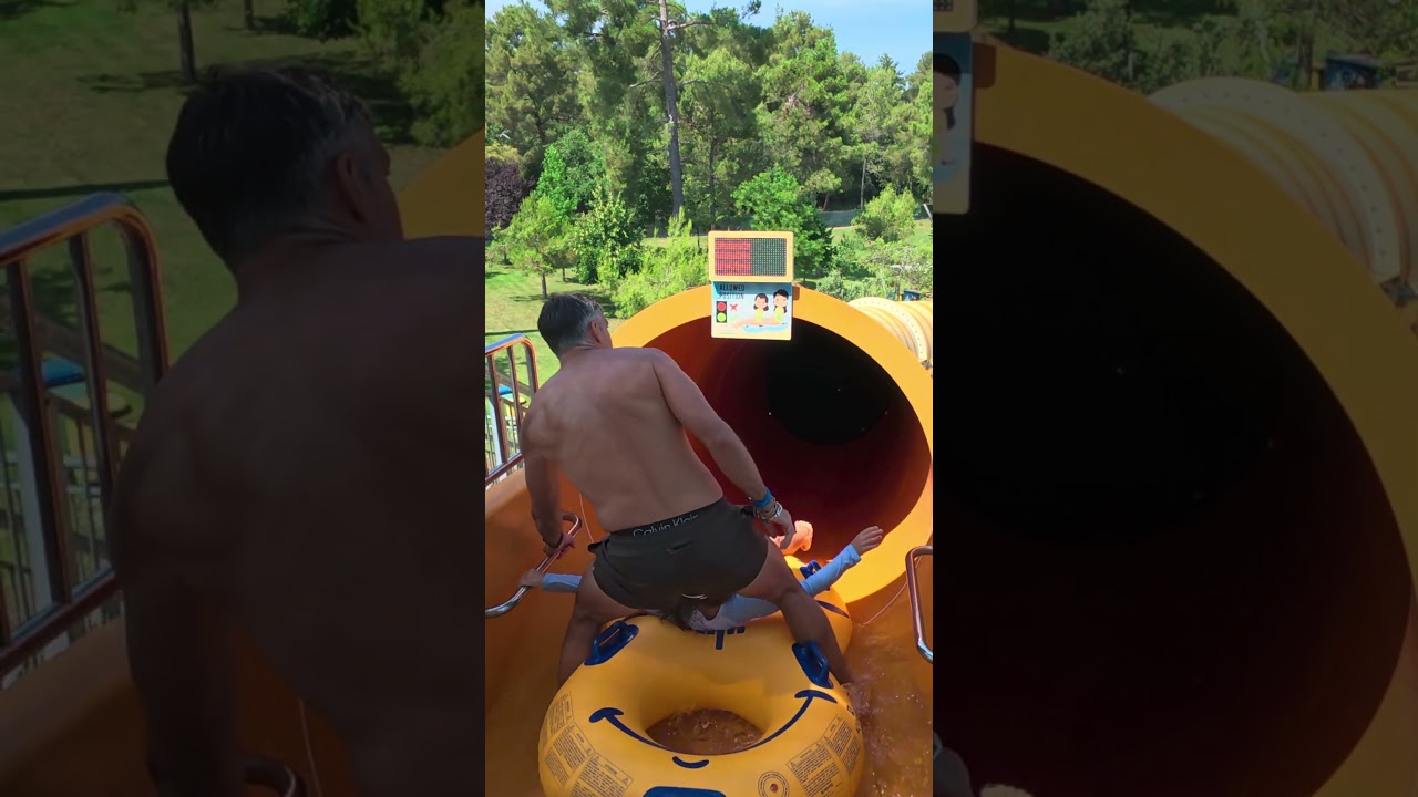 Fantasy Hole Water Slide at Aquapark Istralandia 🇭🇷