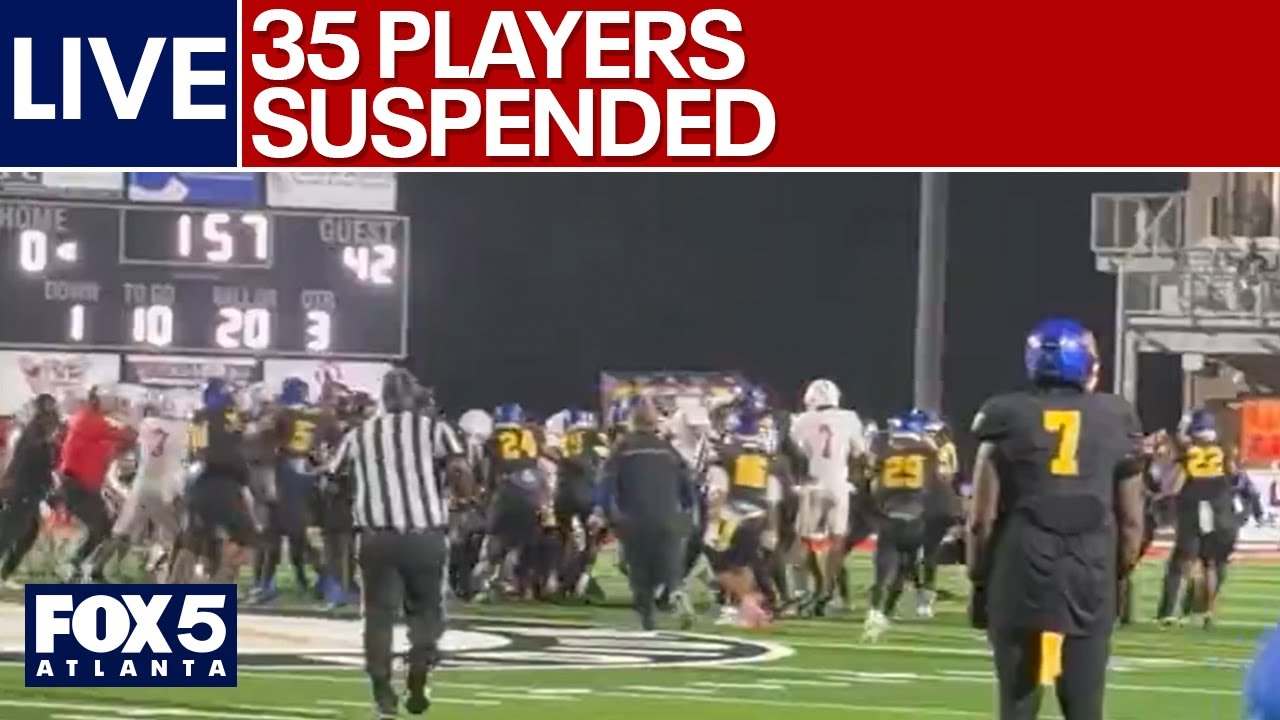 FOX 5 News LIVE: 35 players suspended after huge fight in Georgia Highschool