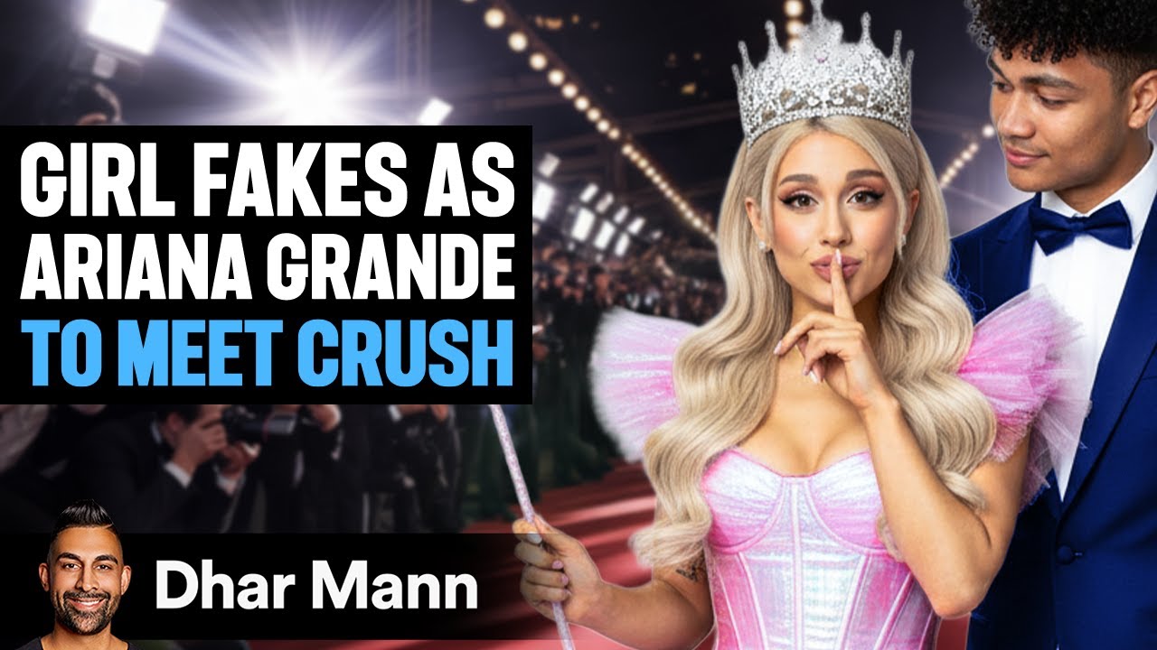 Girl Fakes As ARIANA GRANDE To Meet Crush | Dhar Mann Studios