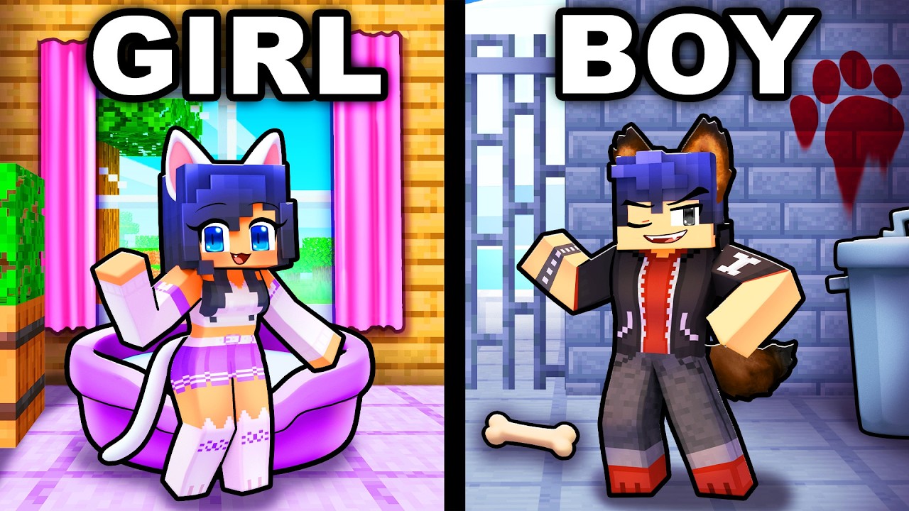 GIRL vs BOY Dog and Cat BASE!