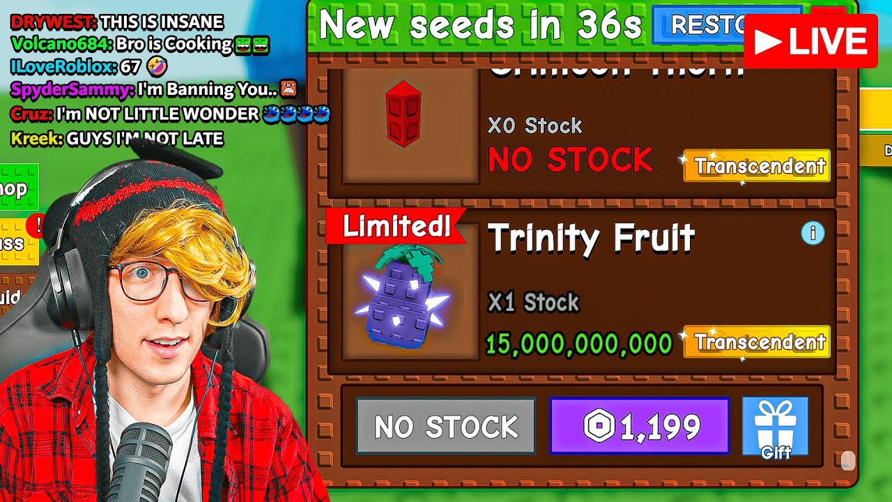 Grow a Garden Admin Abuse