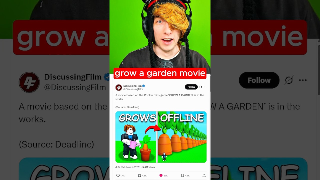 grow a garden is getting a movie