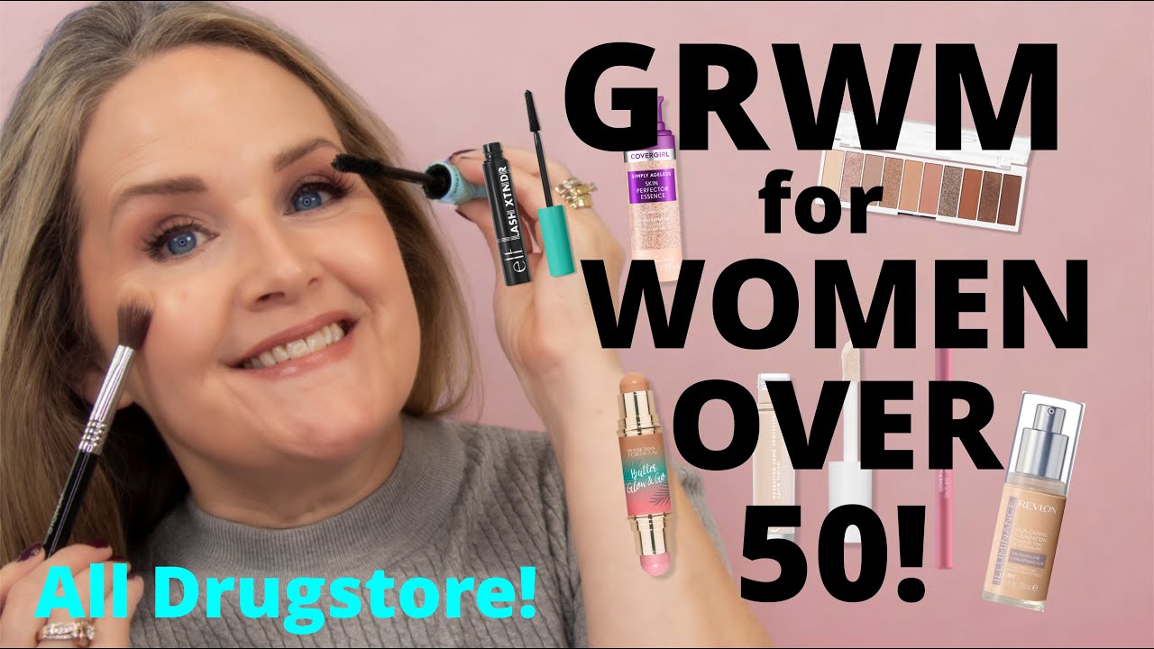 GRWM Over 50 | Affordable Drugstore Makeup That Works!